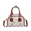 Bolso Nuevo para Mujer, Bolso Boston, Bolso Almohada, Monograma Clásico, Bolso de Mano Simple y Moderno, Bolso Cruzado al Hombro