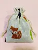 Bolsas de Algodón con Cordón Floral Personalizadas para Guardar Artículos, Soporte para Impresión de Logo, Venta al por Mayor a Partir de un Paquete, Bolsita de Incienso Repelente de Mosquitos de Regalo