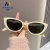 Gafas de Sol de Moda Europeas y Americanas Nuevas para Mujer 2026, Estilo Trendy Ins, Estilo Chica Popular de Celebridad de Internet, Forma de Ojo de Gato, Cara Pequeña, Gafas de Sol con Protección UV