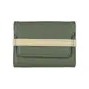 Portatarjetas de Acordeón de Cuero Genuino Estilo Japonés Transfronterizo, Billetera Pequeña para Monedas con Múltiples Ranuras para Tarjetas, Cartera Plegable Ultradelgada Estilo Japonés