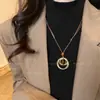 Colar Bohemian de Pena Dourada com Contas Cor de Café para Mulheres, Luxo Leve, High-End, Elegante, Estiloso Acessório de Corrente para Suéter