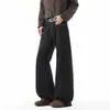 Nuevos jeans de pierna recta para hombre, estilo retro americano lavado, marca de moda, geniales y holgados, pantalones casuales de trabajo de algodón puro para hombre