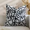En Stock Más Vendido Estilo Chino Retro Funda de Almohada Moderna de Terciopelo Funda de Cojín para Sofá Modelo de Alta Gama Funda de Almohada para Habitación