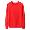 Suéter de gran tamaño con cuello redondo y forro polar para hombre, algodón, color ultra puro, suéter tipo pullover, holgado, forro grueso, playera base deportiva casual