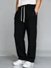Comercio exterior transfronterizo europeo y americano, principios de otoño, primavera y otoño, pantalones cortos casuales de gofre para hombre con cordón y bolsillo, para entrenamiento, cropped