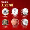 Moedas Comemorativas Metálicas Personalizadas, Brindes para Conferências Corporativas, Lembranças Culturais e Criativas de Eventos, Medalhas Comemorativas Colecionáveis, Personalização de Moedas de Ouro e Prata