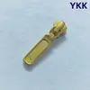 Zíper YKK Não. Zíper de metal com 5 dentes e cabeça de zíper automática quadrada para carcela de roupas e botas