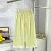 Pantalones Cortos Casuales Sueltos Dulces de Encaje Vintage para Niñas Verano 2026, Sensación Fresca