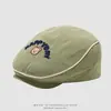 2026 Nuevo Estilo Boina Rayada Gorro de Bebé Boina de Otoño para Niños y Niñas, Gorra Infantil, Gorra Versátil de Visera