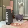 Cesta de Armazenamento para Tapete de Yoga com Rodas, Armazenamento Móvel de Equipamentos Esportivos Fitness, Prateleira Multifuncional à Prova de Poeira para Casa