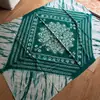 Mantel tradicional teñido con nudos de Zhoucheng, Dali, Yunnan, Mantel para mesa de café, Tela para colgar en la pared teñida con nudos hecha a mano, Tela decorativa para el hogar étnica