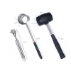 Herramienta de Perforación de Apertura Grande para Coco Máquina Comercial para Abrir Tapa de Coco y Extraer Pulpa Cuchillo de Perforación para Romper Cáscara de Coco Artefacto para Abrir Coco
