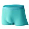 Ropa interior de verano antibacteriana de seda helada para hombres y adolescentes, pantalones finos y sexis de color sólido, bóxers de talla grande, ropa interior para hombres al por mayor