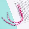 Nuevo Llavero de Cuerda Trenzada de Colores Estilo Ins de Moda DIY Cuerda Nudada Cuerda Trenzada Accesorio Creativo de Moda para Bolso