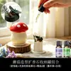 Difusor de Aromaterapia con Forma de Hongo Almacenamiento de Piedras para Aromaterapia Adorno Piedra de Aromaterapia de Cristal Hogar Interior Fragancia sin Llama Piedra de Cristal