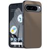Funda de cuero ultrafina con patrón de fibra de carbono y kevlar para Google Pixel 9pro, resistente a caídas.