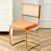 Silla de comedor retro, silla de ratán famosa en internet estilo nórdico, silla japonesa vintage simple y moderna para el hogar, silla de ocio para casa de huéspedes