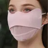 Mascarilla Facial de Seda de Hielo Anti-UV Malla Transpirable Velos Faciales para Ciclismo Senderismo Protección Facial 3D Refrigerante Viaje Montar Senderismo Mascarilla