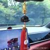 Pingente de Carro Lótus de Ébano de Alta Qualidade para Retrovisor, Interior do Carro, Enfeites para Pendurar no Veículo, Pontos Turísticos, Templos, Presentes de Bênção