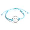 Pulseras Trenzadas con Nudo Peruano Ajustables Estilo Bohemio Transfronterizo Europeo y Americano para Parejas Pulseras de Playa para Surfear para Mujeres