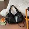 Bolsa tote feminina, grande capacidade, adequada para a primavera, pode ser usada na transversal, nova 2026, bolsa de ombro versátil de alta qualidade, estilo vintage