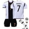 2223 Alemanha Tribunal de origem No.. 13 Muller World Cup Jersey 19 Sanai 7 haffitz 8 Cross uniforme de futebol atacado