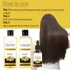 Set de Cuidado del Cabello de Comercio Exterior Transfronterizo, Champú, Acondicionador, Aceite Esencial para Mejorar el Cabello, Todo en Inglés