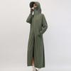 Roupas de proteção solar femininas 2024 Novas roupas de proteção solar de verão anti-ultravioleta de manga comprida fina e respirável de seda gelada Blusa de proteção solar