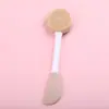 Dispositivo de Limpieza Facial Manual de Silicona de Doble Cara, Cepillo Limpiador Facial, Cepillo Manual de Limpieza Profunda para Mujeres, Limpieza Facial Manual de Silicona