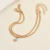 Joyería Transfronteriza Europea y Americana, Estilo Bohemio de Moda, Diseño Sencillo con Incrustaciones de Circonia, Pulsera Multicapa, Accesorio de Mano Versátil