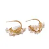 Pendientes Blancos con Forma de C para Mujer, Pendientes de Lujo de Gama Alta, Nuevos Populares 2026 Accesorios para Orejas Únicos y Hermosos al por Mayor