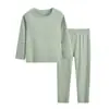Ropa de casa nueva para niños: conjunto de ropa interior térmica para niños, conjunto sin costuras para niñas, pijamas de otoño/invierno y ropa para niños para usar debajo de otras prendas