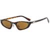 Nueva tendencia de moda: gafas de sol con montura pequeña y estilo de celebridades de Internet, personalizadas, con protección solar y UV.