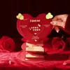 Sobre Rojo Plegable con Función Deslizante, Regalo de Cumpleaños Creativo para Amigos Hombres y Mujeres, Bolsa de Sobre Rojo Ritual del Día de San Valentín Chino