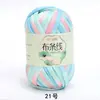 Línea de hilo de tela al por mayor de fábrica Hyun-A con gancho hecho a mano material DIY bolsa línea de tela de color al por mayor en stock