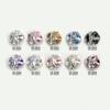 Joias Populares para Nail Art Diamantes, Bolas de Diamante Empilhadas Acabadas à Mão Quadradas Grossas de Alta Qualidade, Diamantes Brilhantes de Cristal de Vidro de Alta Qualidade para Nail Art