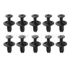 Rebite de plástico pino de pressão para para-lama clipe parafuso de expansão para carro fivela de fixação do revestimento do para-lama diâmetro do furo 8/6 mm