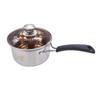 Panela de Leite com Cabo Único Panela de Leite de Aço Inoxidável Austenítico Panela para Macarrão Panela para Aquecer Leite de Bebê Panela de Sopa Não Magnética Atacado