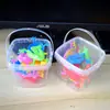 Juguete de rana de plástico de color nostálgico de los 80, clásico de la infancia, rana saltarina, súper ventas, juguetes de escritorio para niños