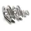 Acero Inoxidable 304 Anillo de Corazón de Pollo Juego de Anillos Triangulares Hebilla Ojo de Gato Anillo de Protección