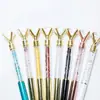 Pluma de Firma de Cristal Creativo con Grava de Amatista, Cristal Blanco, Citrino, Cristal Rosa y Diamante, Pequeño Regalo, Regalo de Inauguración
