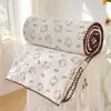 Colcha Fresca de Verão Bordada com Conchas Algodão Lavado Fio Dupla Camada Colcha de Verão Conjunto de Quatro Peças Fina Desenho Animado Lavável à Máquina Lavável Colcha de Presente