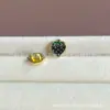 Botones de Fresa de 8 mm Botones Pequeños Labubu Botones para Ropa de Bebé Accesorios Miniatura para BJD Muñeca de Juguete Botones Metálicos Mini