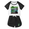 Conjunto de Roupas de Verão Novo 2026 para Crianças, Meninos e Meninas, Hot Pants, Camisetas de Manga Curta, Shorts, Conjunto Casual Esportivo de Duas Peças para Crianças
