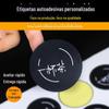 Etiquetas autoadesivas de papel revestido personalizadas, impressão colorida, etiquetas adesivas transparentes, impressão colorida à prova d'água personalizada, impressão de transferência transparente