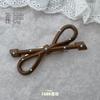Presilha de Cabelo com Laço de Bolinhas, Presilha Lateral, Estilo Doce para Meninas, Presilha para Franja, Grampo de Cabelo, Presilha Bico de Pato, Piranha, Acessório de Cabelo