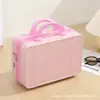 Maleta Pequeña en Stock Mini Estuche de Maquillaje Caja Pequeña de 14 pulgadas Caja de Regalo Personalizada Bolsa de Almacenamiento Portátil Caja con Candado de Contraseña