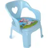 Silla doméstica duradera con respaldo, taburete lindo, silla chirriante especial para niños, silla chirriante para bebé de fábrica de comercio exterior