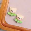 Accesorios de Resina de Oso Arcoíris de Dibujos Animados Infantiles Material para Pasador de Pelo Pasador de Pelo Funda de Teléfono Móvil Parche Llavero Colgante