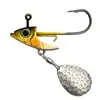 Anzol com cabeça de chumbo atacado formato de peixe anzol anti-perda anzol de chumbo com farpa anzol de chumbo com cabeça de peixe simulação transfronteiriça equipamento de pesca isca para peixe mandarim anzol de linha especial